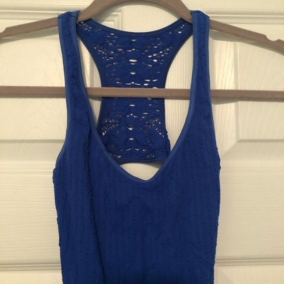 Intimately by Free People Blue Fitted Tank Top - Picture 2 of 4